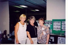 Pat Regan, Barbara Wascom, Peggy Rutledge