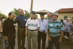 Tom Embry, Maynard McDole, Coach Hart, Gary Noyes, Don Hardy and Jim Spain