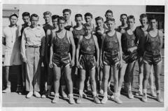 JV BB - Tom Embry, Ron Johnson, D. McHolland; Jim Day, Alan Humphrey, D. Eaton, David Bradford, Bill McCoy, Gary Noyes; Coach Hart, Don Hardy, Frank B