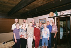 First Graders - fr - Charlene, Fran, Pat, Joan, ?  br :owell, Maynard, George, JC, Jim, Bill