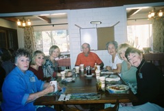 Peggy, Joan, Fran & husband, Clara, Pat and Joan Bresnahan
