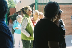 Diane Vance and others getting instructions