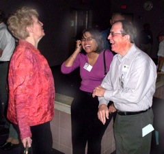 Ann Fuller with Linda &  Tom Embry