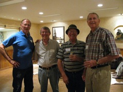 Larry, Alan, JC & Matt McDole '57