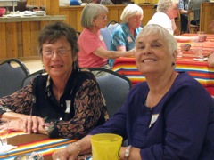 Patti Brosh (Larry's wife) & Alice Westmoreland Noyes '57